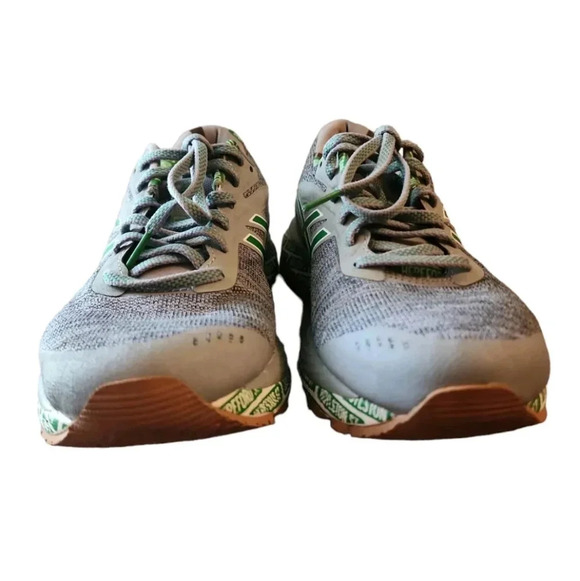 Asics Gel-Cumulus 20 2019 BOSTON Ltd EDITION Women Running Shoes Sz 9 Grey Green - Picture 4 of 11